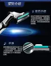 New 10+1 double-layer manual shaver, manual shaving blade, old-fashioned stainless steel blade head and blade holder Item Picture